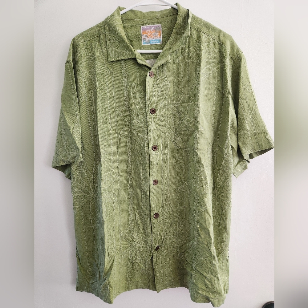 It’s 5 O’Clock Somewhere 100% Silk Sz M